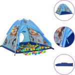 vidaXL Cort de joacă pentru copii cu 250 bile, albastru, 120x120x90 cm (3107742)