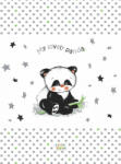  Babastar merev pelenkázó lap 50*80 cm - szürke panda - babyshopkaposvar