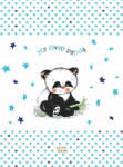  Babastar merev pelenkázó lap 50*80 cm - kék panda - babyshopkaposvar