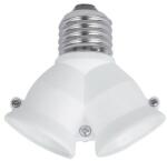  2XE27 foglalat elosztó fehér Elmark (ELM 99198)