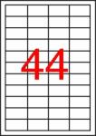 APLI Etikett, univerzális, 48, 5x25, 4 mm, APLI, 440 etikett/csomag (LCA12925) - officesprint