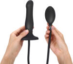 Strap On Me Inflatable Dildo Black Dildo