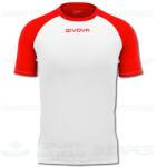 GIVOVA SHIRT CAPO futball mez - fehér-piros