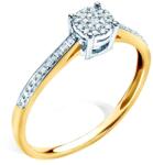 SAVICKI Inel de logodnă SAVICKI: aur bicolor, diamant - savicki - 5 276,00 RON