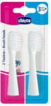 Chicco Rezerve pentru periuța de dinți electrică - Chicco Replacement Heads For Electric Toothbrush 2 buc