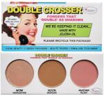 TheBalm Iluminator, bronzer și fard de obraz - theBalm Double Crosser Highlighter Bronzer & Blush Palette 8.5 g