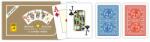 Modiano Cards Ramino Golden Trophy - 2 Jumbo Index - Professzionális műanyag kártyák (303351)