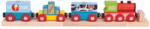 Bigjigs Toys Áruszállító vonat (BJT181)