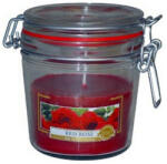 Prometeo Illatgyertya csatos üvegben vörös rózsa illat 110 g