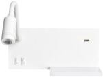 MILAGRO Aplică LED Wall SHELF 1xLED/4W+1xLED/5W+1xLED/2W/230V albă + port USB (MI1234)