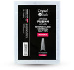 Crystal Nails - XTREME FUSION ACRYLGEL-HEZ UNIVERSAL HALF REVERSE CLEAR TIP - 120 DB