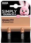 Duracell Elem mikro DURACELL Basic MN2400 AAA 2-es 10PP110022 (10PP110022)