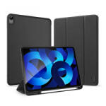 Dux Ducis DOMO luxus Smart Wake Sleep PU+TPU Trifold állványos fliptok, védőtok Apple iPad Air 2020/Air 4/Air 2022/Air 5, fekete