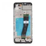 Samsung A037G Galaxy A03s 2021 (EU verzió) 166mm előlap keret, lcd kijelző és érintőpanel, fekete (OEM)