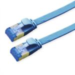 Valueline Cablu de retea RJ45 extra flat FTP cat. 6A 5m Albastru, Value 21.99. 2155 (21.99.2155-40)