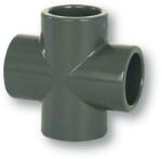 FIP PVC idom - kereszt 50 mm, DN=50 mm, d=61 mm, ragasztás / ragasztás
