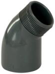 FIP PVC idom - Könyök 45° DN=50 mm x 1 1/2 ext. , ragasztás / külső menet