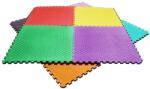 Törökország Puzzle Tatami Torna Szönyeg Elem 100 X 100 X 1, 3 Cm Védőszegéllyel Fekete (ELG13B) - jatekrt