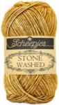 Scheepjes Stone Washed 809 Yellow Jasper - sárga pamut keverék fonal