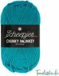 Scheepjes Chunky Monkey 2012 Deep Turquoise - türkizkék akril fonal
