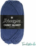 Scheepjes Chunky Monkey 1825 Midnight - sötétkék akril fonal