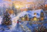 Bluebird Puzzle - Puzzle Căsuță de Crăciun - 1 000 piese Puzzle