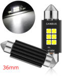 Szofita led 36mm 6smd fehér DC12V-24V CANBUS hűtőbordás (AL000039F)
