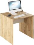 Mobikon Birou mdf natur stejar artisan alb Rioma 80x80x76 cm (0000354591)