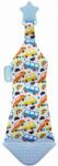 BabyJem Вратовръзка с гризалка BabyJem - Колички (750)