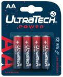 UltraTech Ceruza elem POWER AA, alkáli, 4 darabos csomag, LR6 (PUT-AA910001)