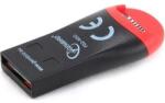 Gembird FD2-MSD-3 kulcstartó USB2.0 microSDHC kártyaolvasó fekete-piros (FD2-MSD-3) - pixel