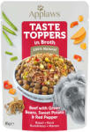 Applaws Taste Toppers in Broth Beef, Green beans & Pepper 12x85 g