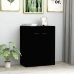 vidaXL Servantă, negru, 60x30x75 cm, PAL (800730) Comoda