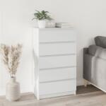 vidaXL Dulap cu sertar, alb, 60x36x103 cm, lemn prelucrat (823016) Comoda