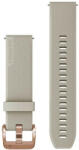 Garmin Curea Garmin Quick Release 20mm, silicon, crem, cataramă aurie (Venu, Venu Sq, Venu 2 plus, etc. )