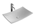 Inter Ceramic Мивка за баня ICB 685W, монтаж върху плот, твърда повърхност, бял, 64x38x13.5см (685W)