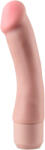 Blush Novelties Dr. Skin Silicone Dr. Steve 7 Inch Vibrating Dildo Beige Vibrator
