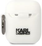 Karl Lagerfeld AirPods 1/2 Karl Lagerfeld & Choupette tok (Fehér) - KLACA2SILKCW