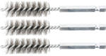 BGS technic Acél kefe 15 mm 1/4" befogás 3 részes BGS-3078-15-S (BGS-3078-15-S)