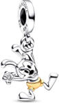 Pandora Moments Disney 100. évfordulós Oswald függő Sárga arany és Ezüst Charm - 792519C01 (792519C01)