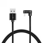 LogiLink Cablu USB 2.0-A la USB type C drept/unghi 180 grade T-T 2m, Logilink CU0193 (CU0193)
