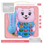 Magic Toys Rózsaszín macis telefon fénnyel és hanggal MKL560444