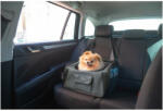 Kerbl Vacation autós utazótáska kutyáknak - szürke/kék, 44 x 35 x 30 cm