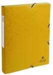 Exacompta Füzetbox karton Exacompta A/4 25 mm gerinccel prespán sárga (p2070-0189)