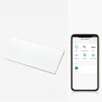 Tosyco Întrerupător simplu cu touch (tactil) din sticlă [CLONE] [CLONE] [CLONE] [CLONE] [CLONE] (TOS-C2G2G2G1WWIFI-L-W)