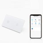 Tosyco Întrerupător simplu cu touch (tactil) din sticlă [CLONE] [CLONE] [CLONE] (TOS-C1G1G1WWIFI-L-W)