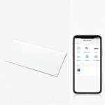 Tosyco Întrerupător simplu cu touch (tactil) din sticlă [CLONE] [CLONE] [CLONE] [CLONE] (TOS-C1G1G1G1WWIFI-L-W)