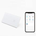 Tosyco Întrerupător simplu cu touch (tactil) din sticlă [CLONE] [CLONE] [CLONE] [CLONE] (TOS-C2G1G1WWIFI-L-W)