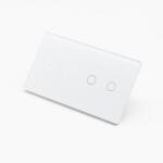 Tosyco Întrerupător simplu cu touch (tactil) din sticlă [CLONE] [CLONE] (TOS-C2G2G-W)