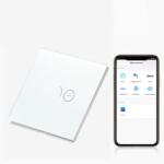 Tosyco Întrerupător dimabil simplu WIFI cu touch (tactil) din sticlă (TOS-CDIMWIFI-W)